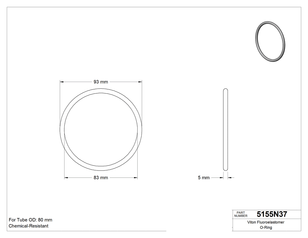 Technical drawing - 5155N37